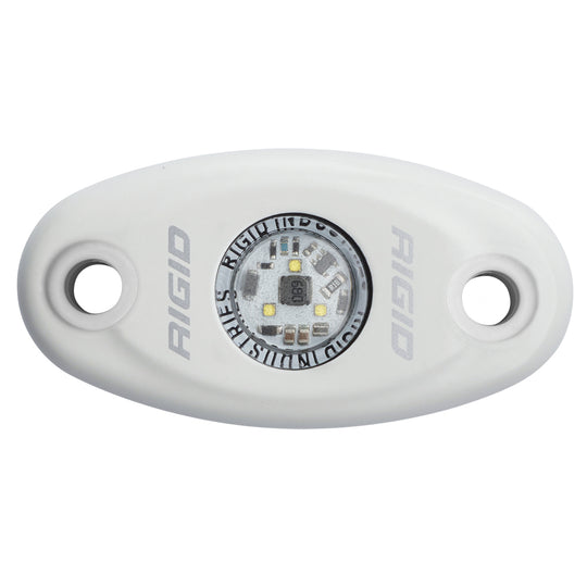 RIGID Industries A-Series White Low Power LED Light - Single - White - Deckhand Marine Supply