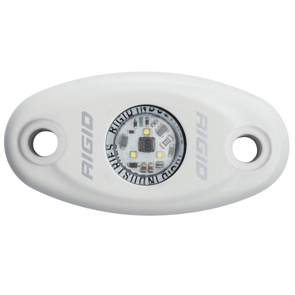 RIGID Industries A-Series White Low Power LED Light - Single - Natural White - Deckhand Marine Supply