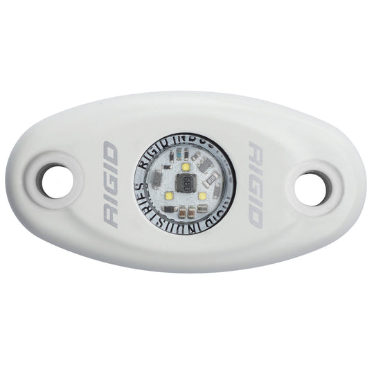 RIGID Industries A-Series White Low Power LED Light - Single - Natural White - Deckhand Marine Supply