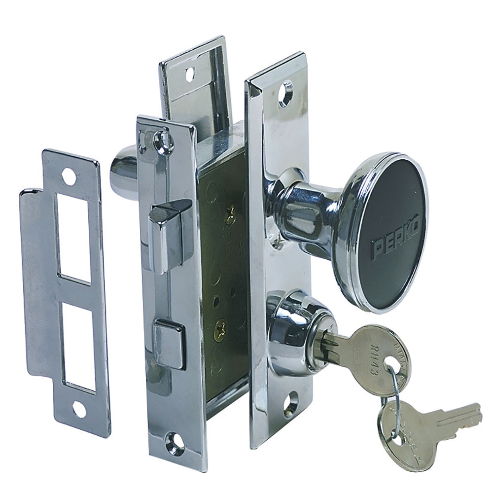 Perko Mortise Lock Set w/Bolt - Deckhand Marine Supply