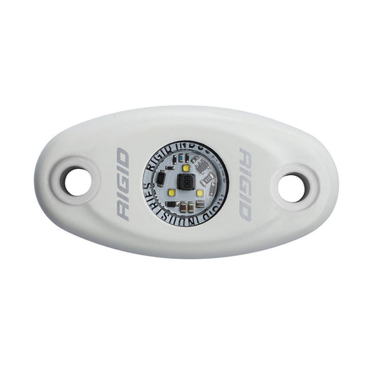 RIGID Industries A-Series High Power Single LED Light - Cool White - Deckhand Marine Supply