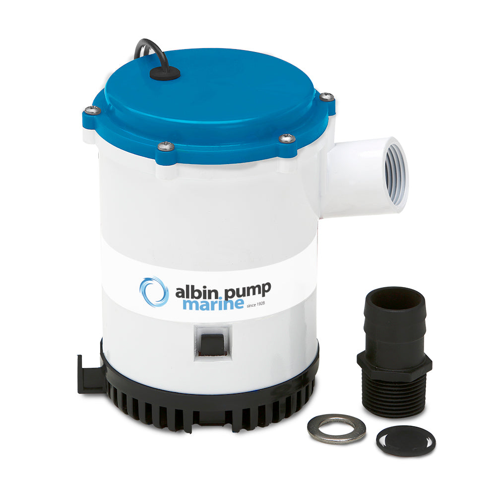 Albin Group Bilge Pump Heavy Duty 2250 GPH - 12V - Deckhand Marine Supply