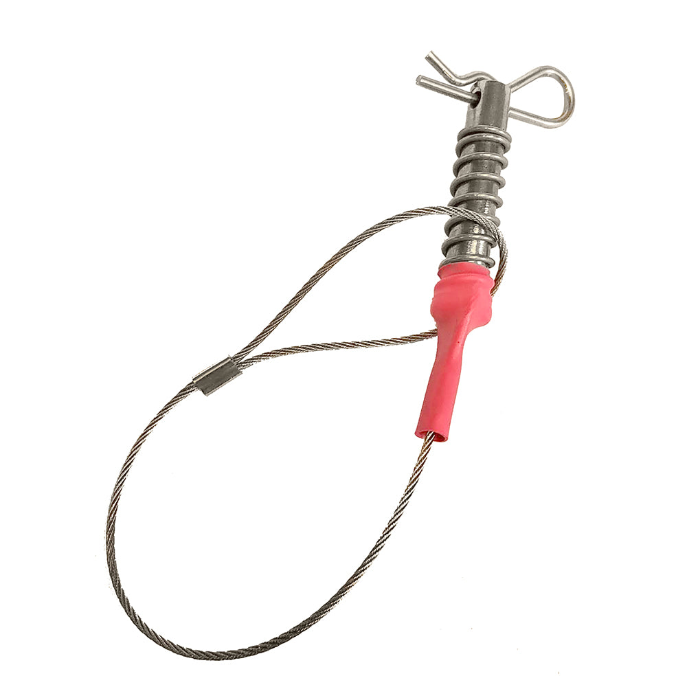 Sea Catch TR3 Spring Loaded Safety Pin - 1/4" Shackle - Deckhand Marine Supply