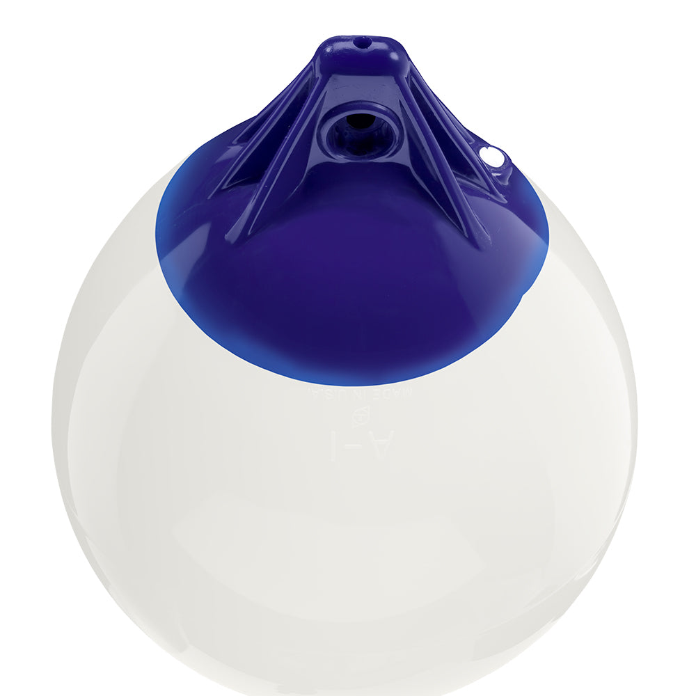 Polyform A-1 Buoy 11" Diameter - White - Deckhand Marine Supply