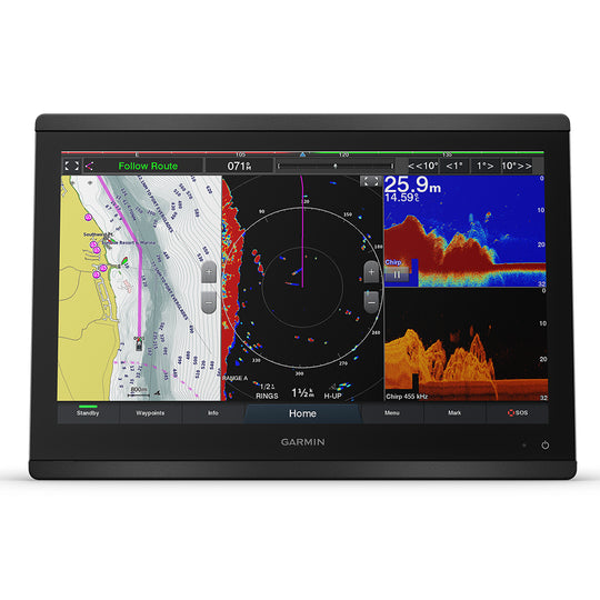 Garmin GPSMAP 8416xsv 16" Chartplotter/Sounder Combo w/Worldwide Basemap  Sonar - Deckhand Marine Supply