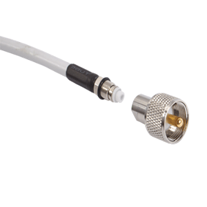Shakespeare PL-259-ER Screw-On PL-259 Connector f/Cable w/Easy Route FME Mini-End - Deckhand Marine Supply