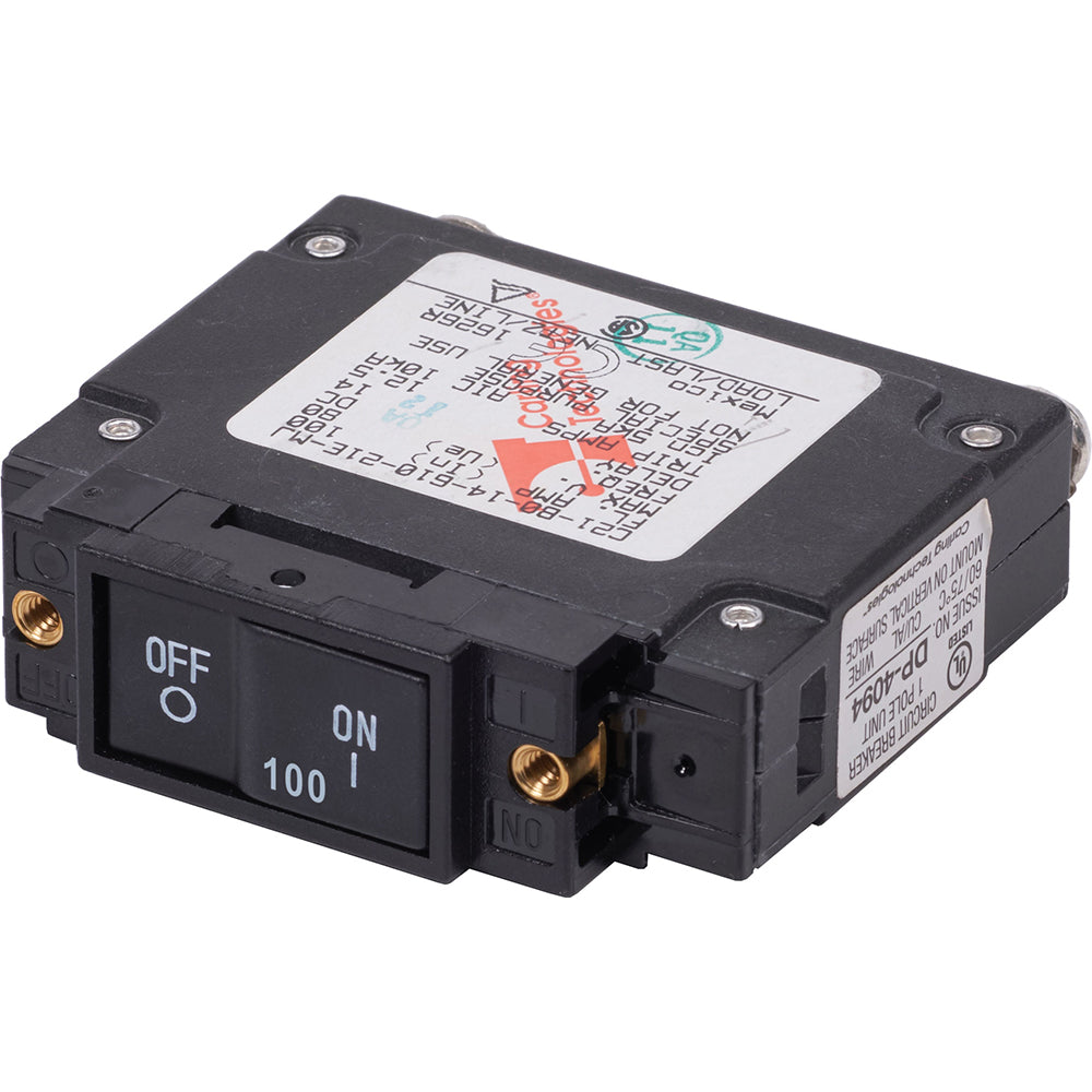 Blue Sea 7446 UL-489 Circuit Breaker - 100A Flat Rocker - Deckhand Marine Supply