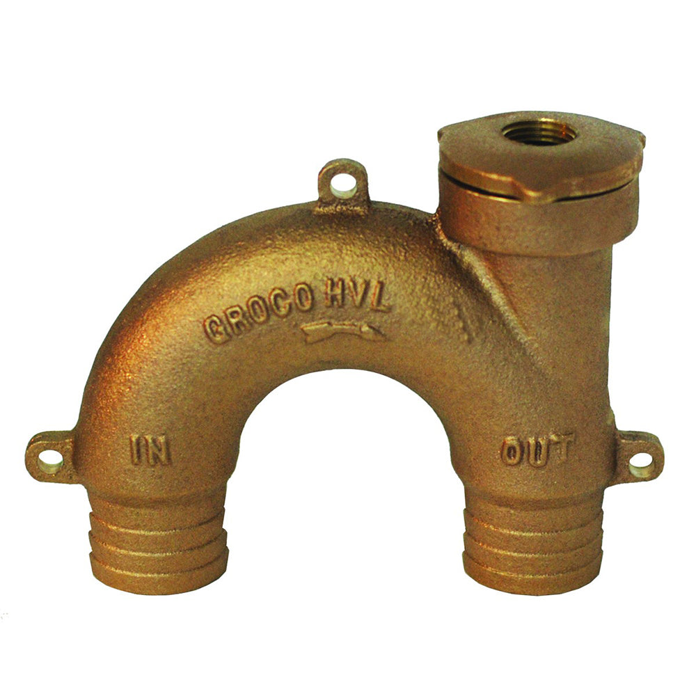 GROCO Bronze Vented Loop - 1" Hose - Deckhand Marine Supply