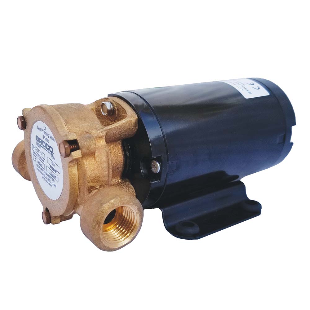 GROCO Heavy Duty Positive Displacement Vane Pump - 24V - Deckhand Marine Supply