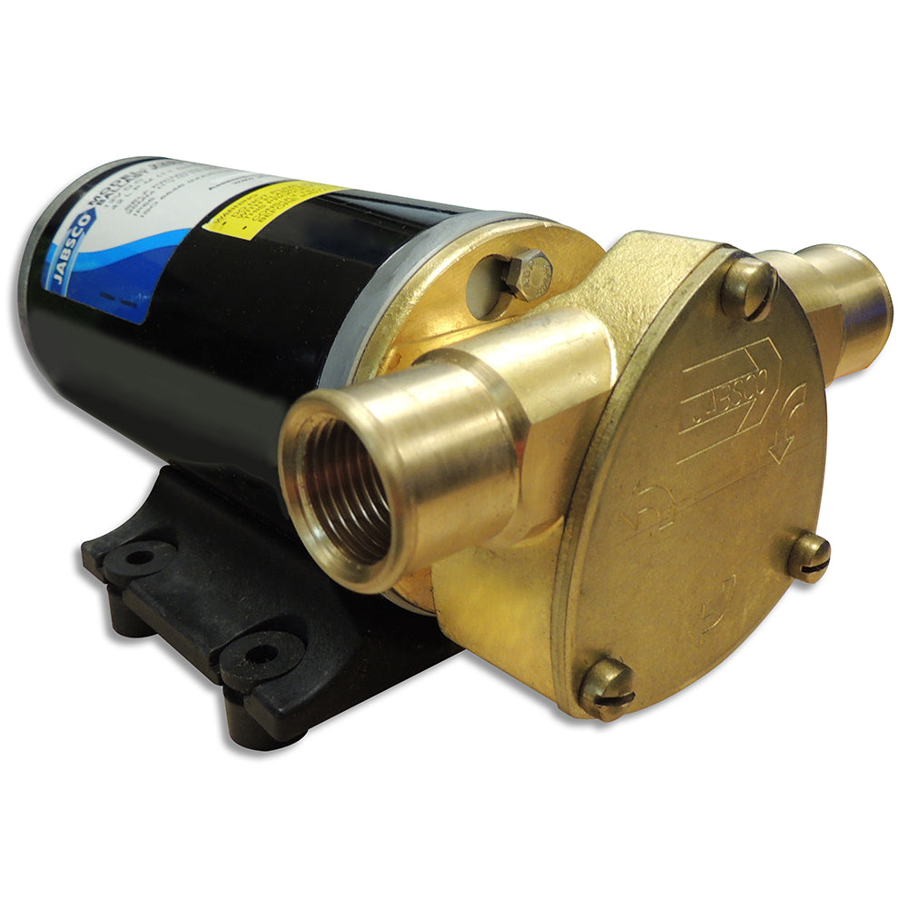 Jabsco Ballast King Bronze DC Pump w/o Switch - 15 GPM - Deckhand Marine Supply