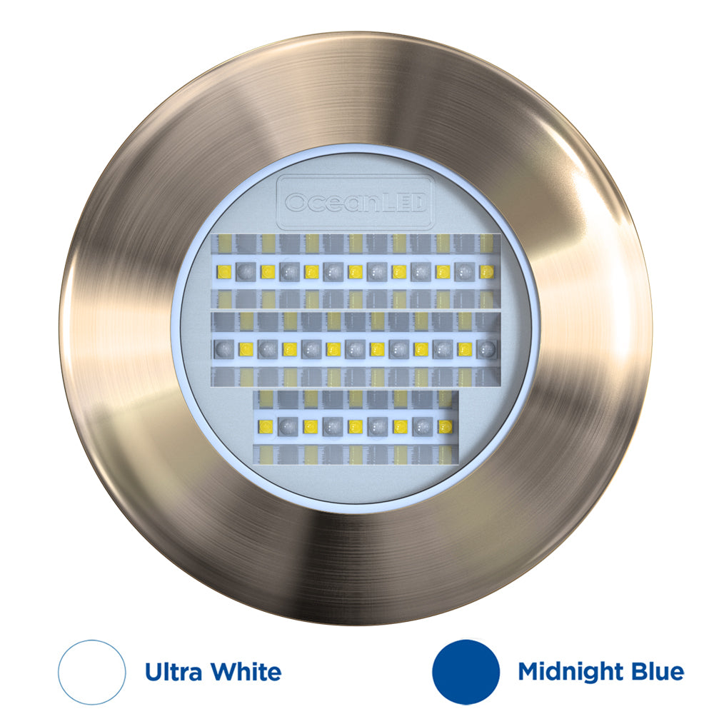 OceanLED Explore E6 XFM Underwater Light - Ultra White/Midnight Blue - Deckhand Marine Supply