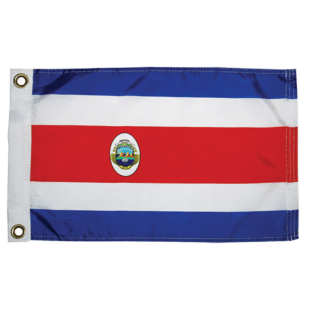Taylor Made Costa Rican Nylon Flag 12" x 18" - Deckhand Marine Supply