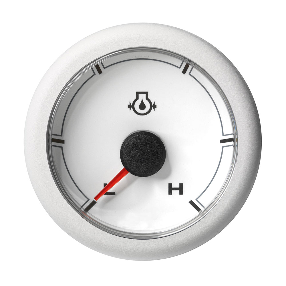 Veratron 52MM (2-1/16") OceanLink Engine Oil Pressure Gauge - Low/High (150 PSI) - White Dial  Bezel - Deckhand Marine Supply