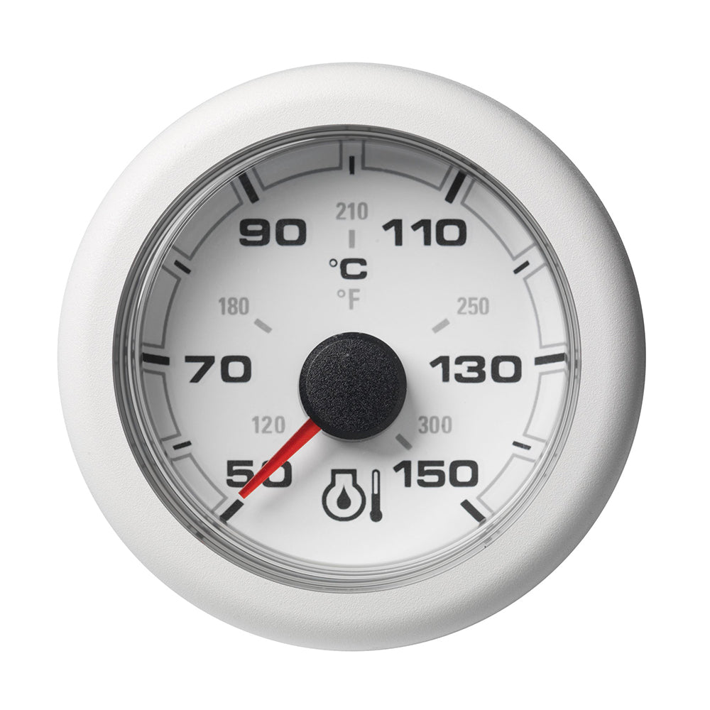 Veratron 52MM (2-1/16") OceanLink Engine Oil Temperature 150C/300F - White Dial  Bezel - Deckhand Marine Supply