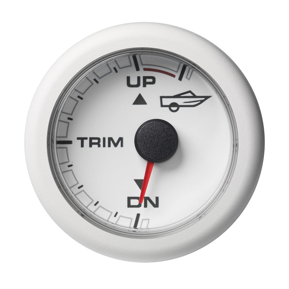 Veratron 52MM (2-1/16") OceanLink Engine Trim - Up/Down - White Dial  Bezel - Deckhand Marine Supply
