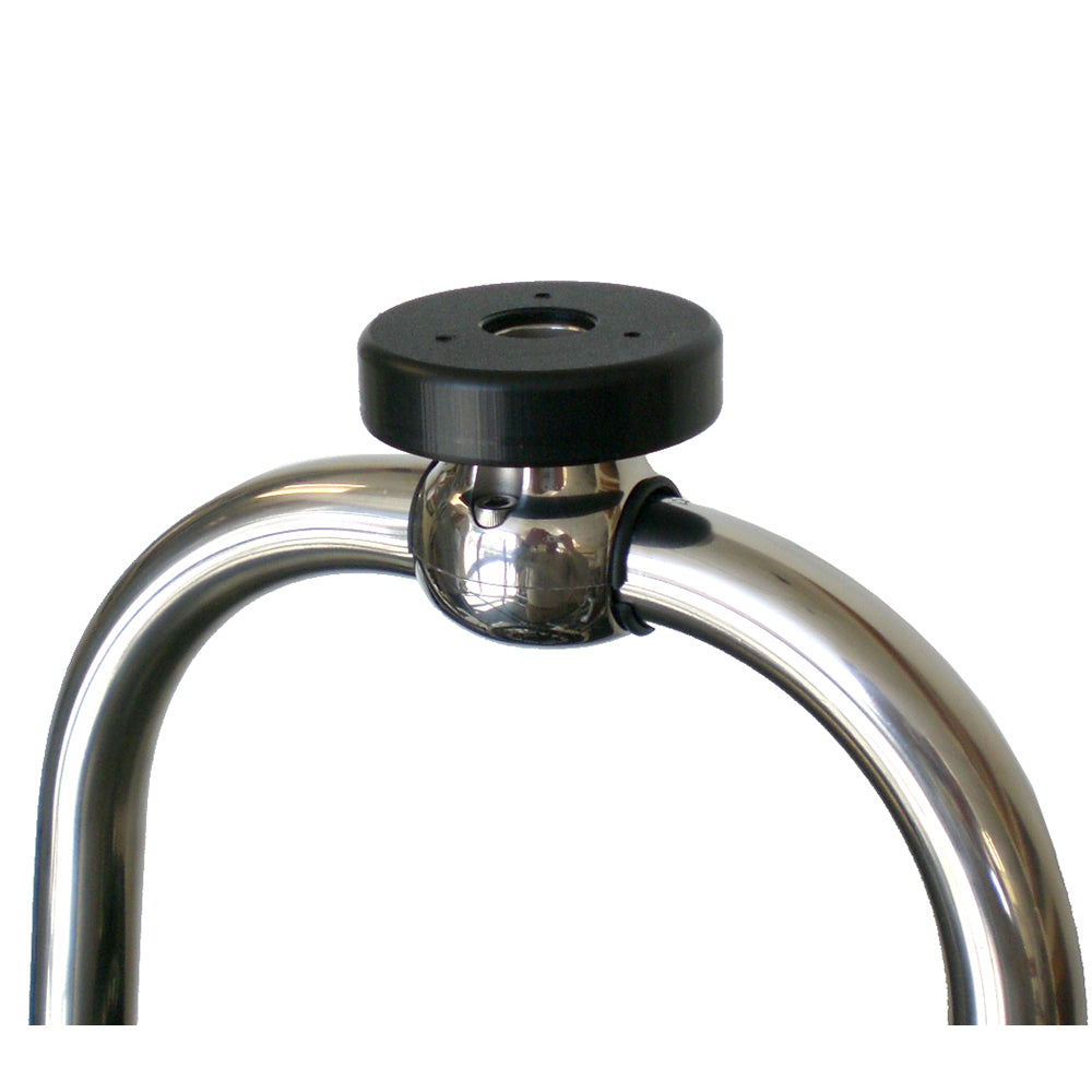 Edson Horizontal Rail Accessory Mount - 3" Disk - Deckhand Marine Supply