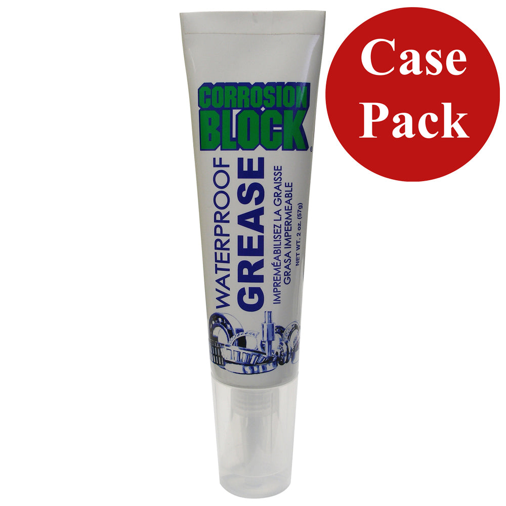 Corrosion Block High Performance Waterproof Grease - 2oz Tube - Non-Hazmat, Non-Flammable  Non-Toxic *Case of 24* - Deckhand Marine Supply