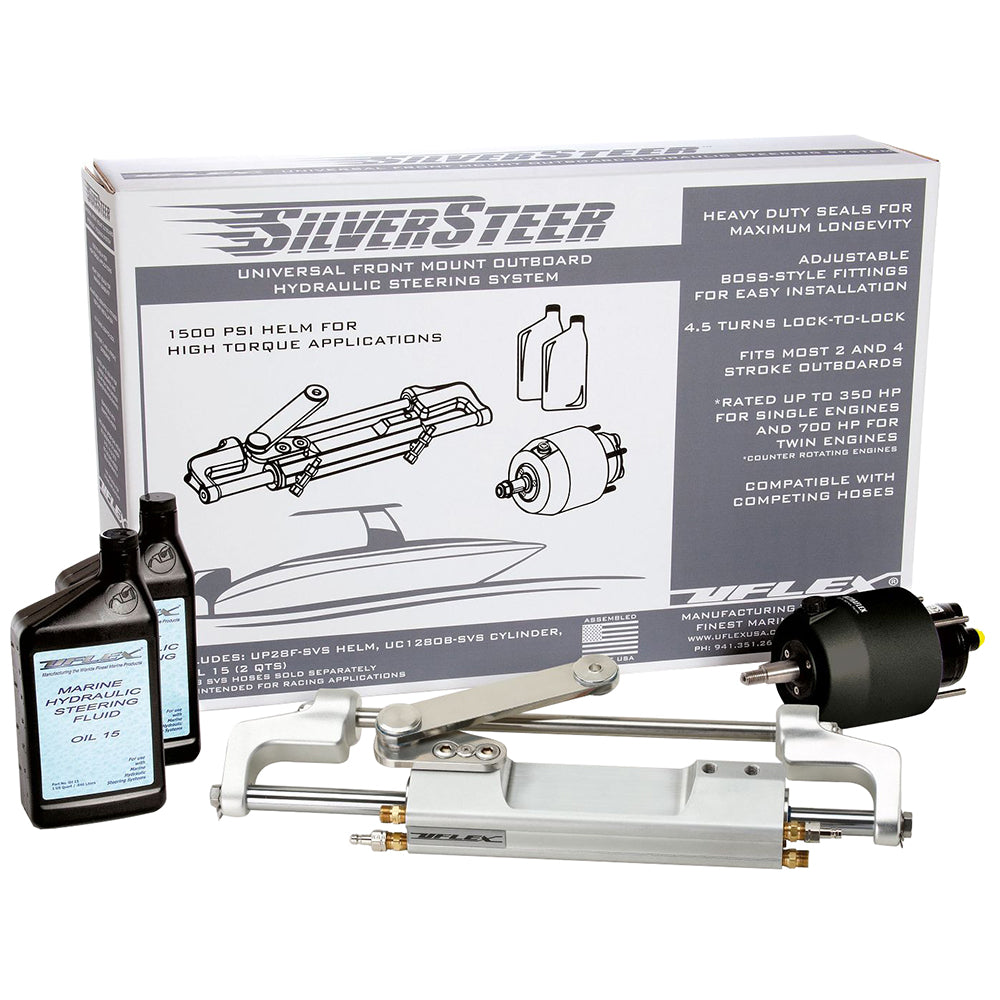 Uflex SilverSteer Outboard Hydraulic Tilt Steering System - UC130 V2 - Deckhand Marine Supply