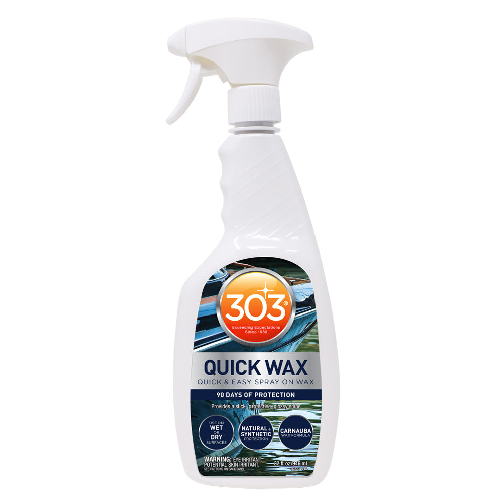 303 Marine Quick Wax - 32oz - Deckhand Marine Supply