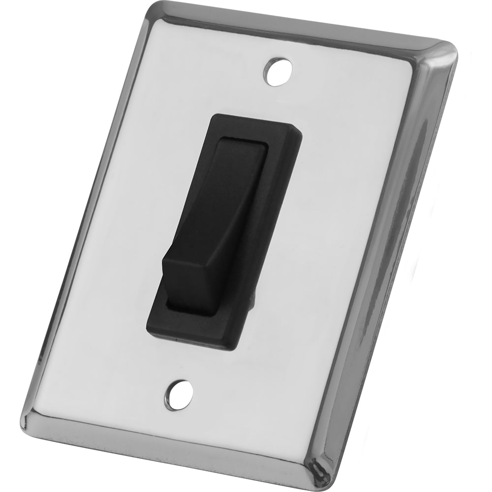 Sea-Dog Single Gang Wall Switch - Stainless Steel - Deckhand Marine Supply