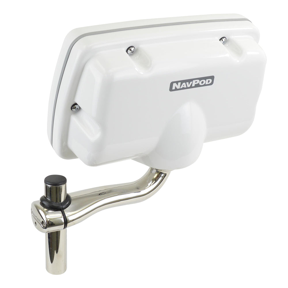 NavPod RailMount Pre-Cut f/Simrad NSS9 evo3/BG Zeus3 9 Fits 1" or 1.25" Tubing - Deckhand Marine Supply