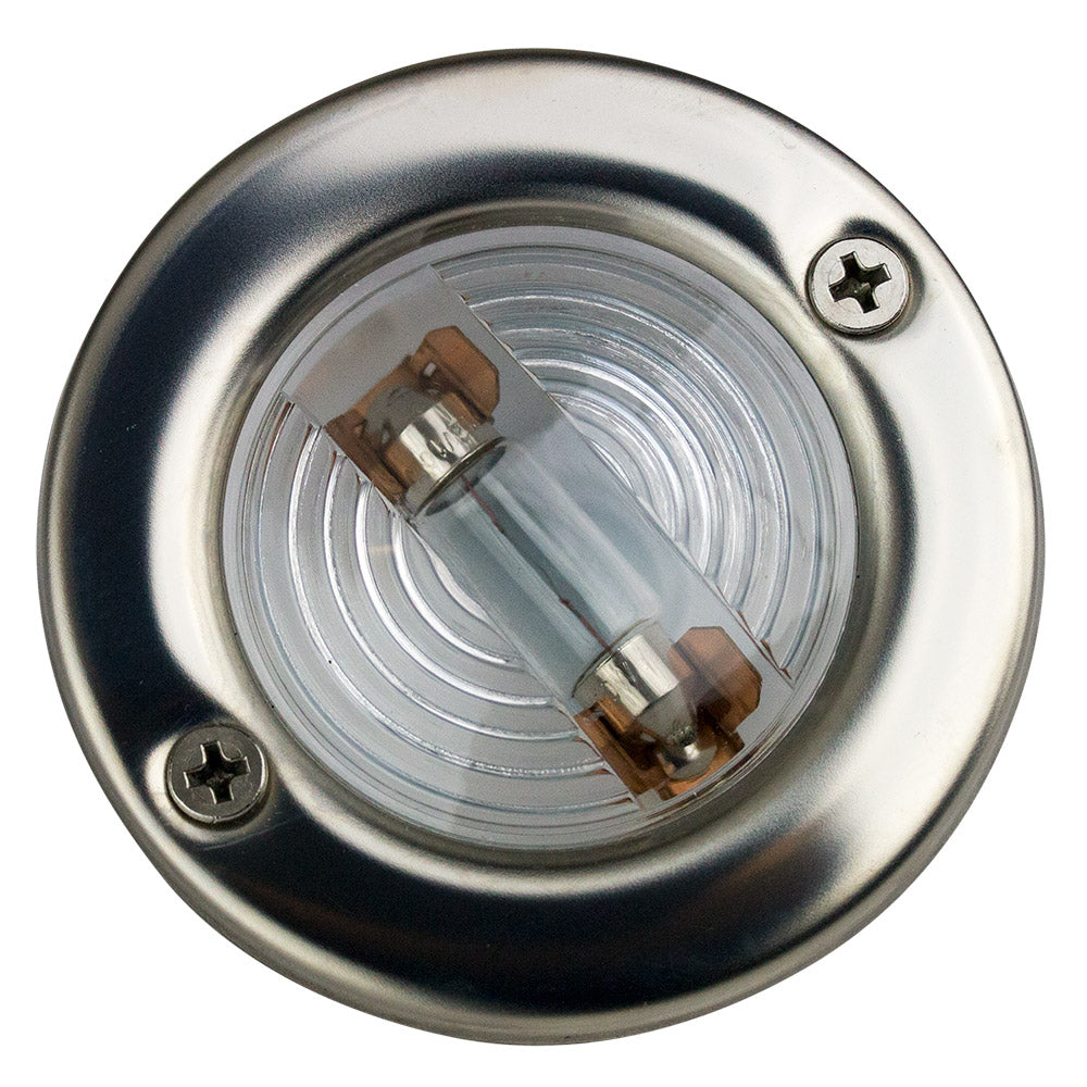 Sea-Dog Stainless Steel Round Transom Light - Deckhand Marine Supply