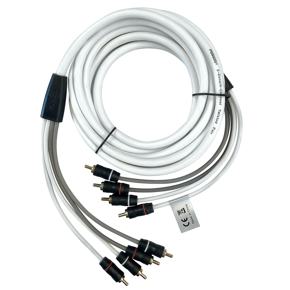 Fusion RCA Cable - 4 Channel - 25 - Deckhand Marine Supply