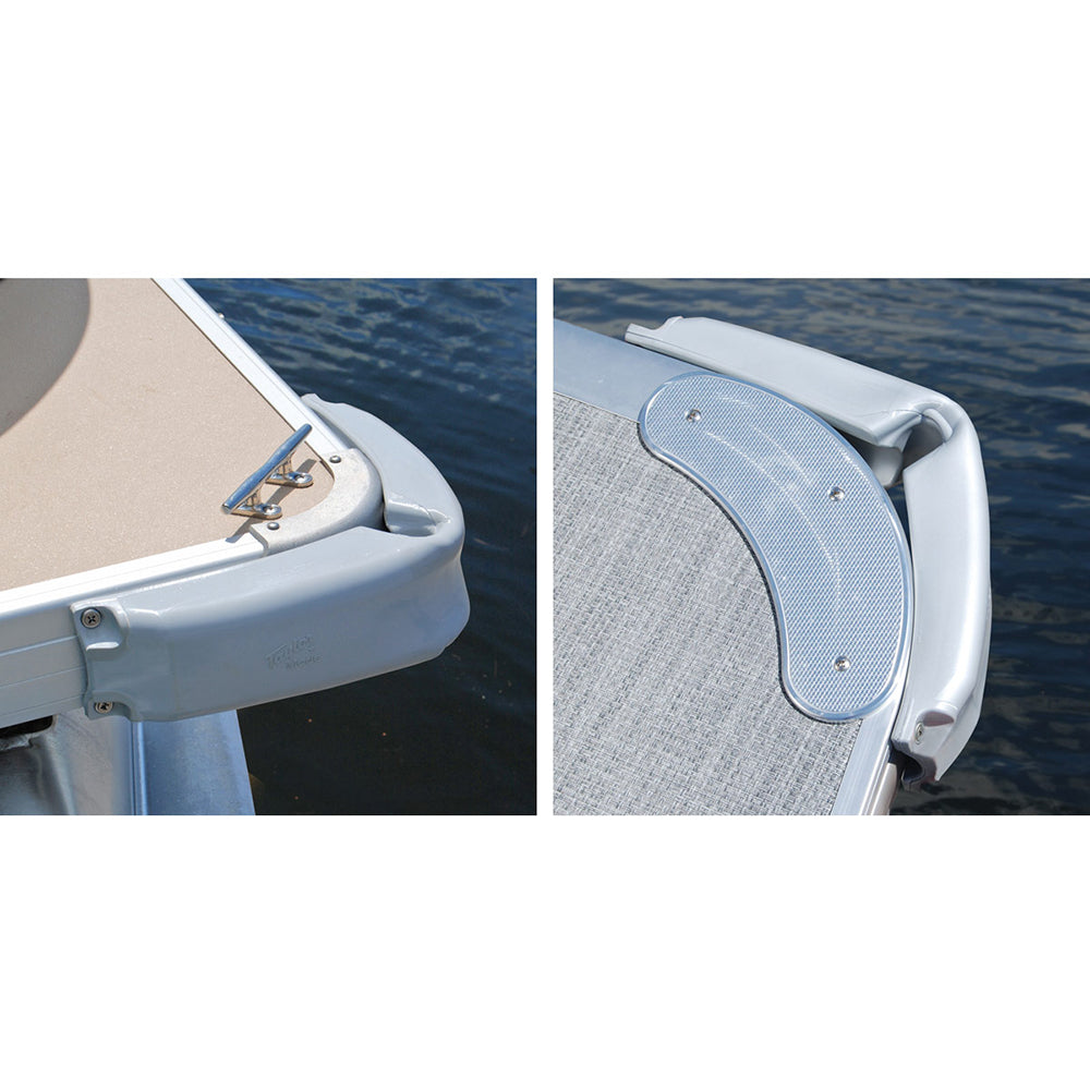 Taylor Made Pontoon Curved Corner-Gard - 3"W x 12"L - Deckhand Marine Supply