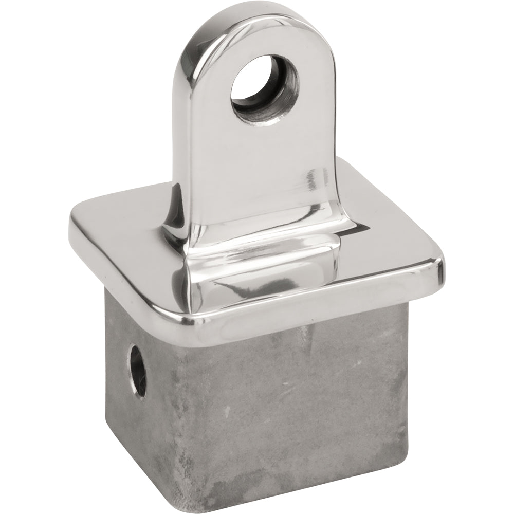 Sea-Dog Stainless Square Tube Top Fitting - Deckhand Marine Supply
