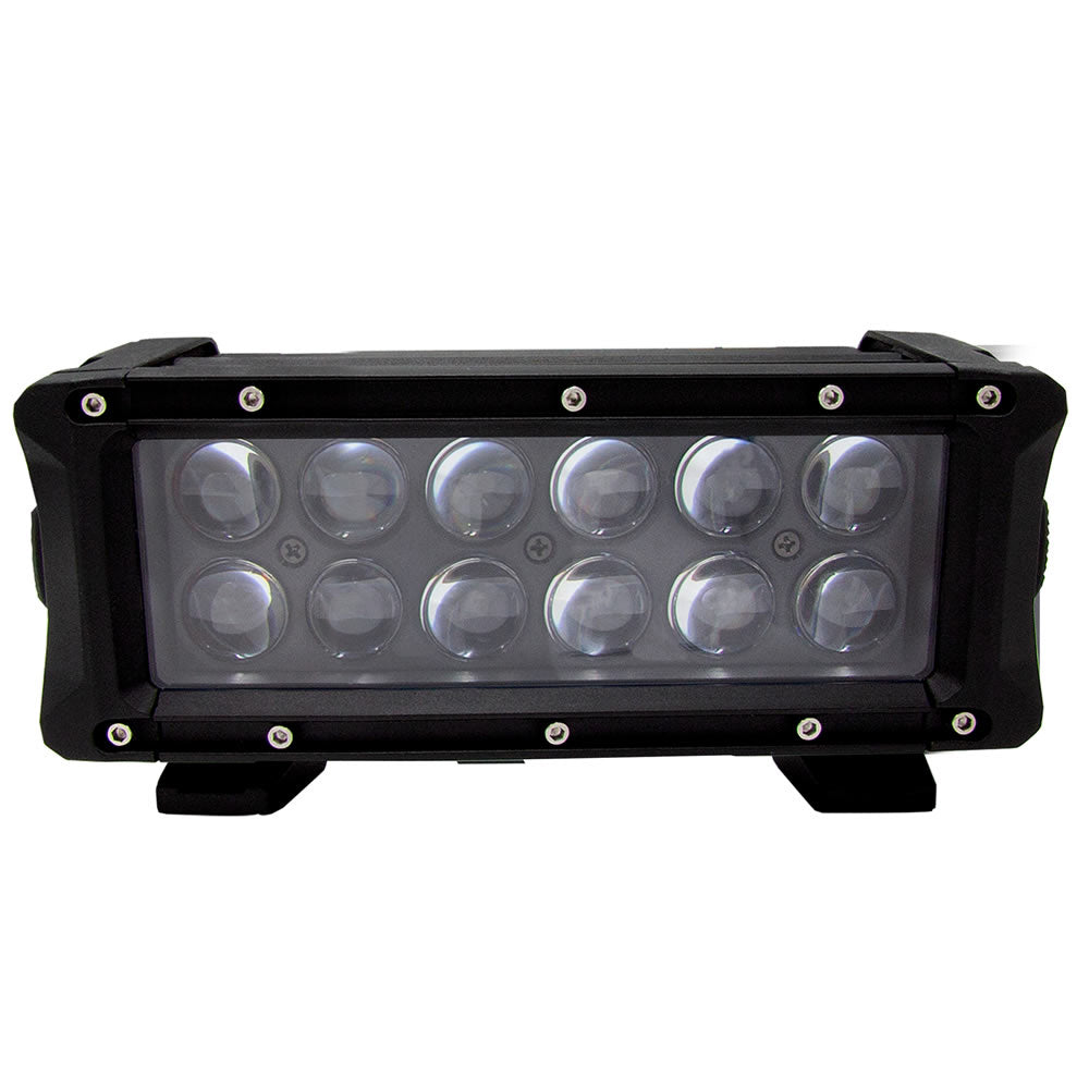 HEISE Infinite Series 8" RGB Backlite Dualrow Bar - 12 LED - Deckhand Marine Supply