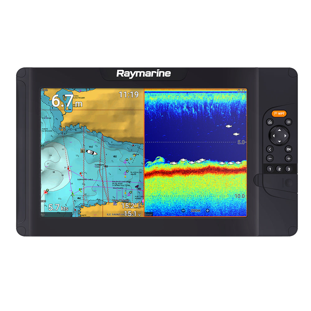 Raymarine Element 12 S Combo High CHIRP - No Transducer - No Chart - Deckhand Marine Supply