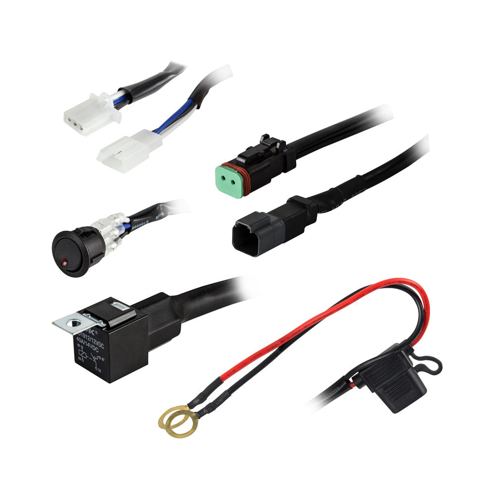 HEISE 1 Lamp DR Wiring Harness  Switch Kit - Deckhand Marine Supply