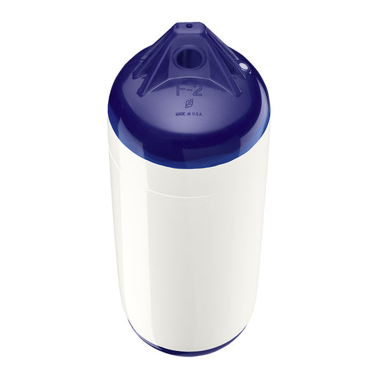 Polyform F-2 Twin Eye Fender 8.2" x 25" - White - Deckhand Marine Supply