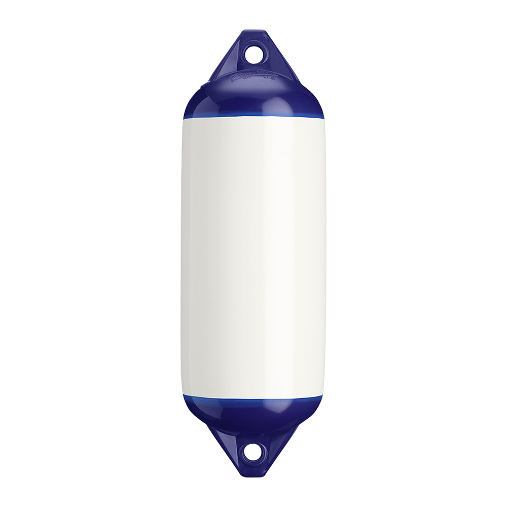 Polyform F-2 Twin Eye Fender 8.2" x 25" - White - Deckhand Marine Supply