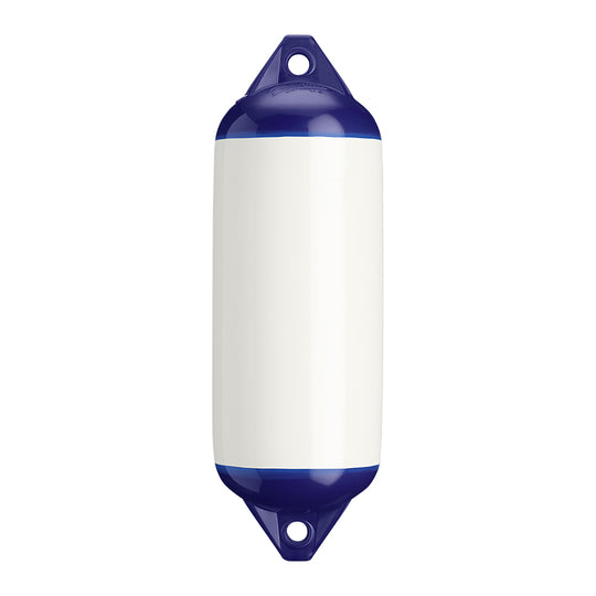 Polyform F-2 Twin Eye Fender 8.2" x 25" - White - Deckhand Marine Supply