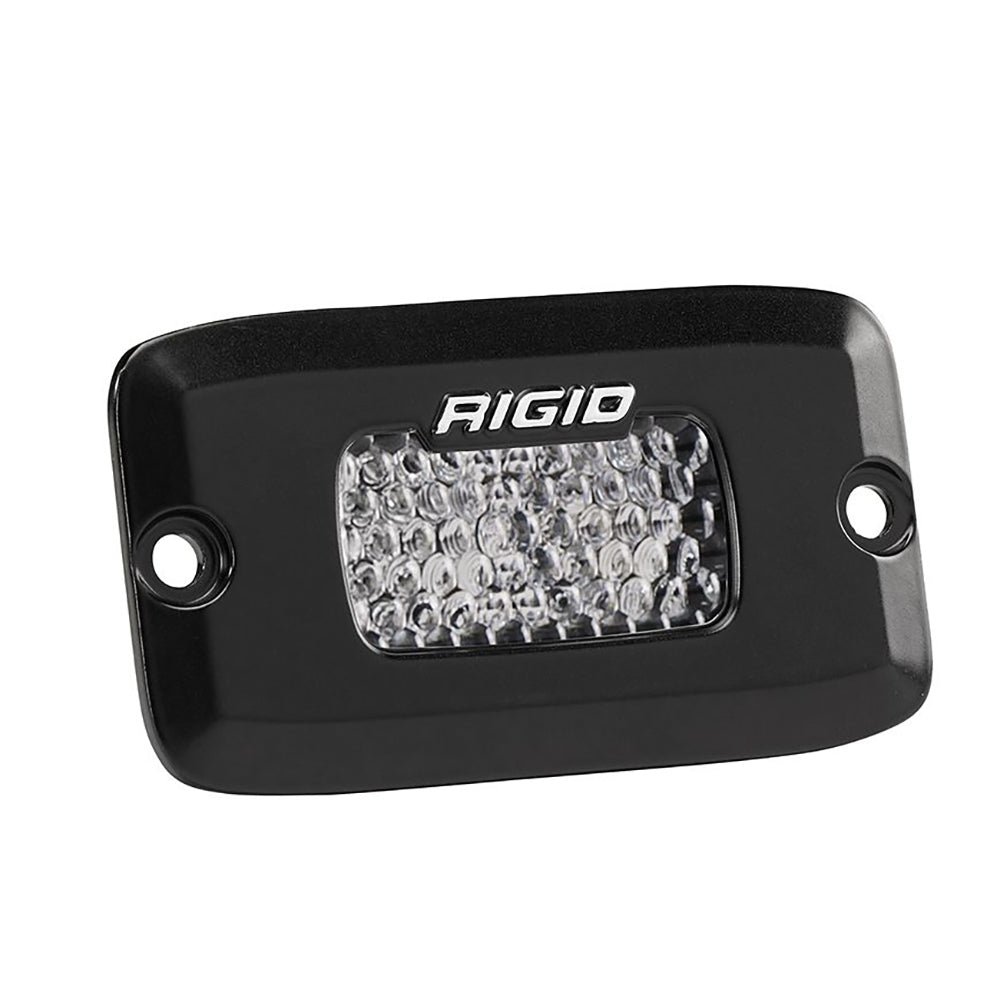 RIGID Industries SR-M Series Pro Diffused Flush Mount - Black - Deckhand Marine Supply