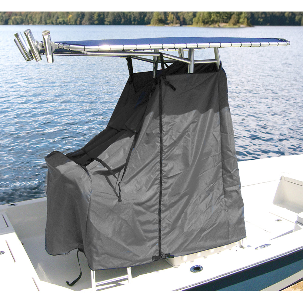 Taylor Made Universal T-Top Center Console Cover - Grey - Measures 48"W X 60'L X 66"H - Deckhand Marine Supply