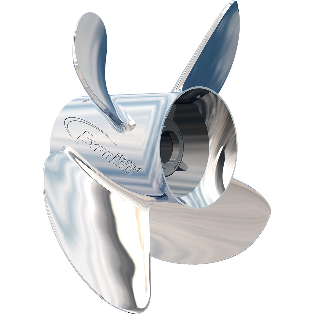 Turning Point Express Mach4 - Right Hand - Stainless Steel Propeller - EX-1513-4 - 4-Blade - 15.3" x 13 Pitch - Deckhand Marine Supply