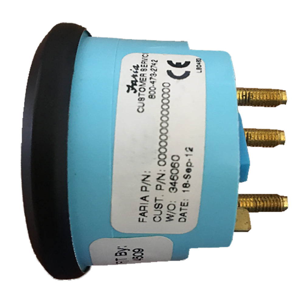 Faria Coral 2" Fuel Level Gauge (E-1/2-F) - Deckhand Marine Supply