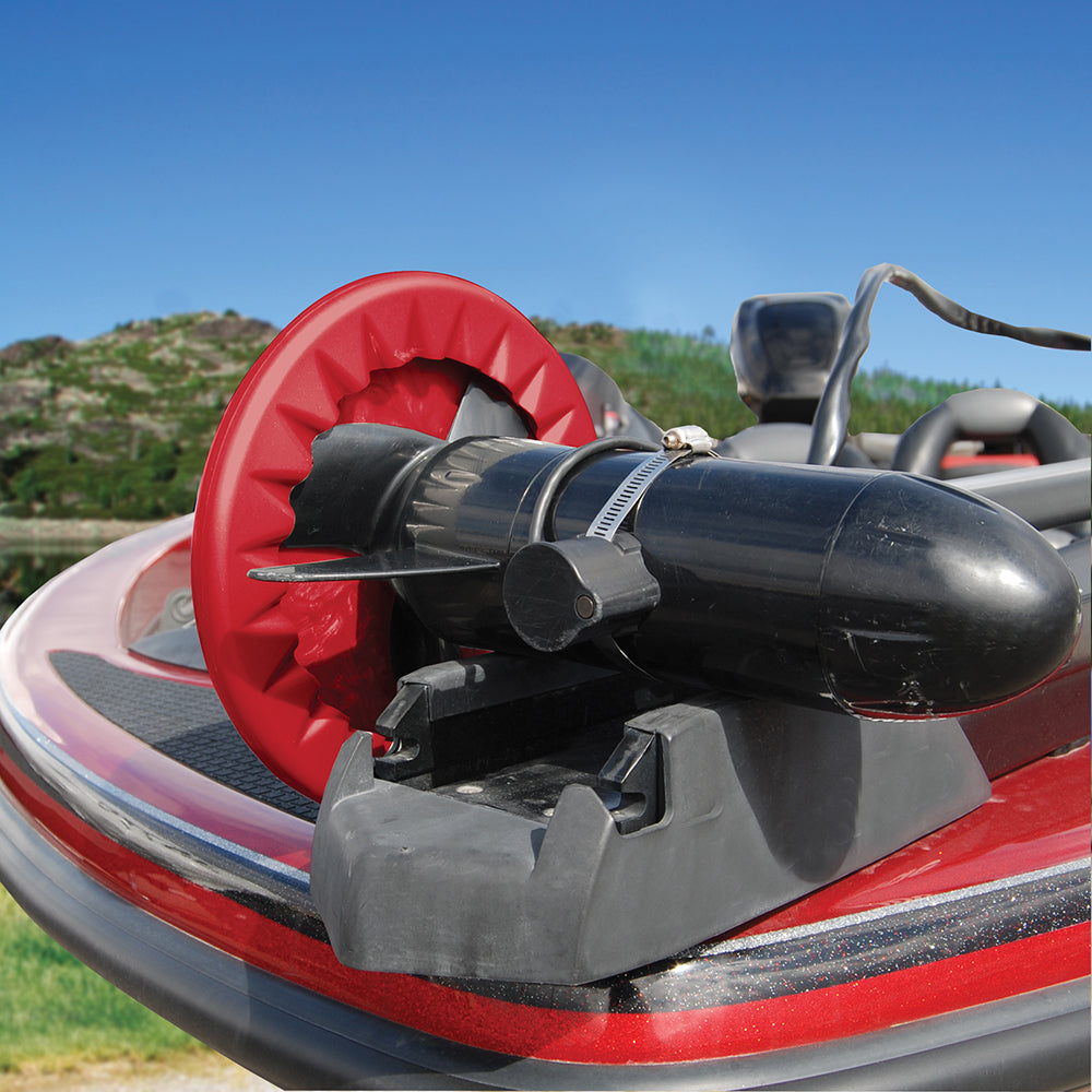 Taylor Made Trolling Motor Propeller Cover- 3-Blade Cover - 10"- Red - Deckhand Marine Supply
