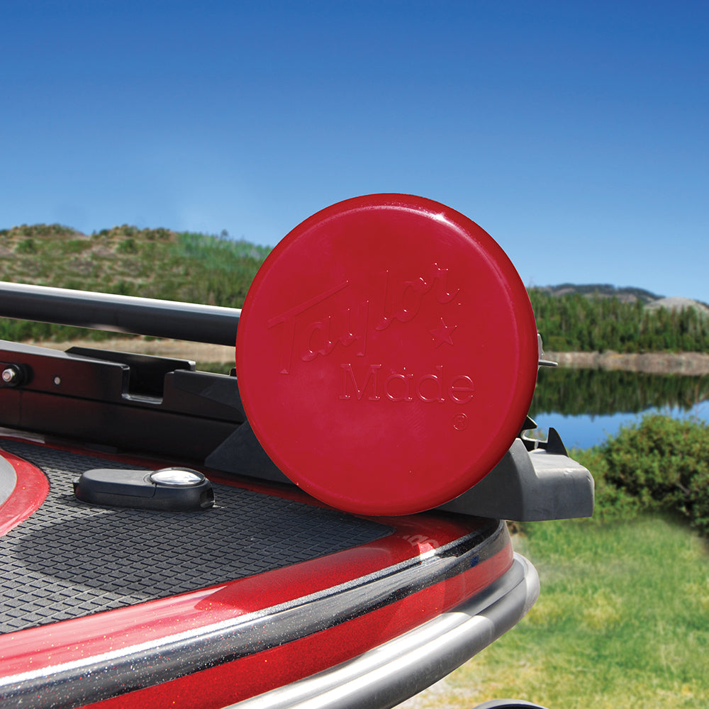 Taylor Made Trolling Motor Propeller Cover- 3-Blade Cover - 10"- Red - Deckhand Marine Supply
