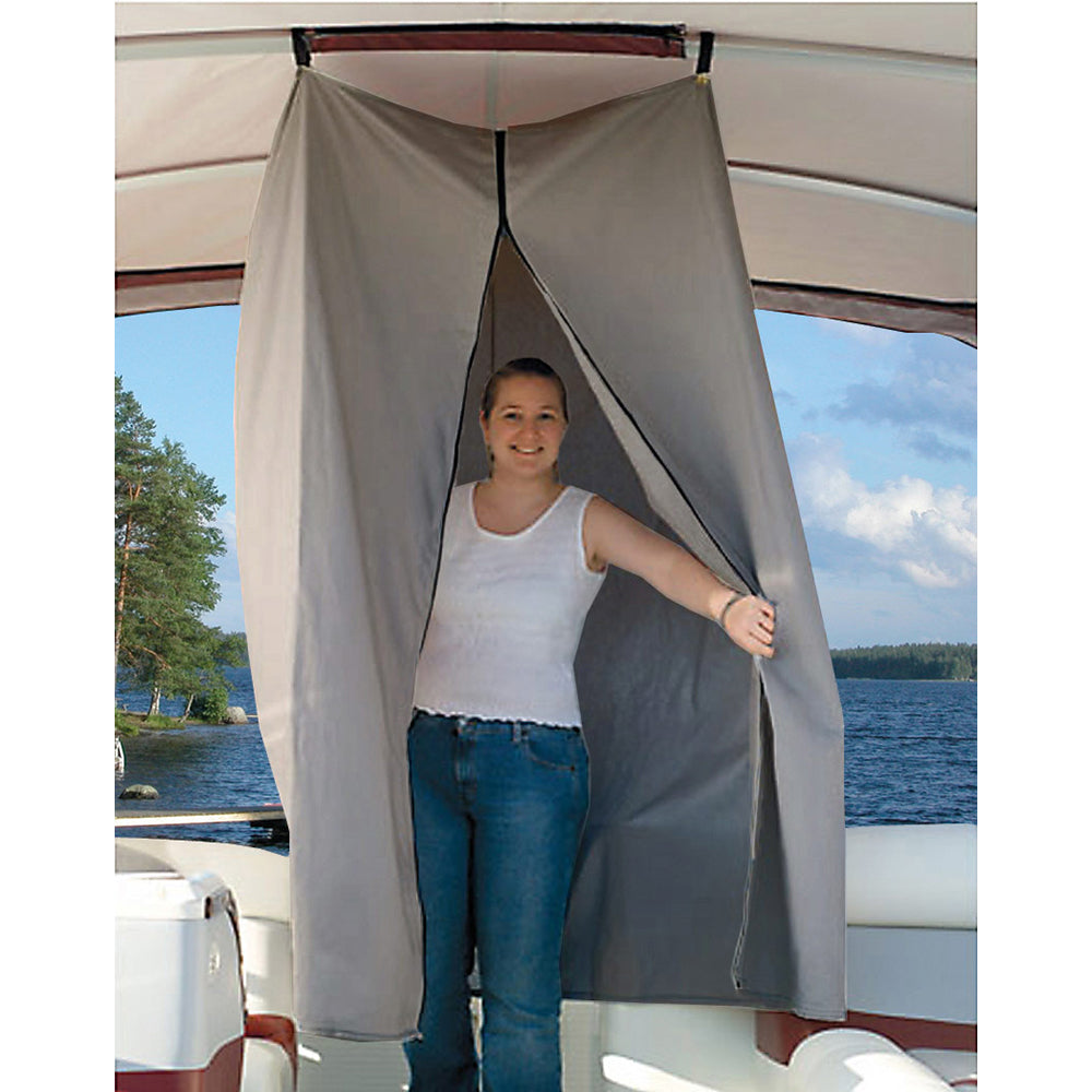Taylor Made Easy-Up Privacy Partition - Grey - Deckhand Marine Supply