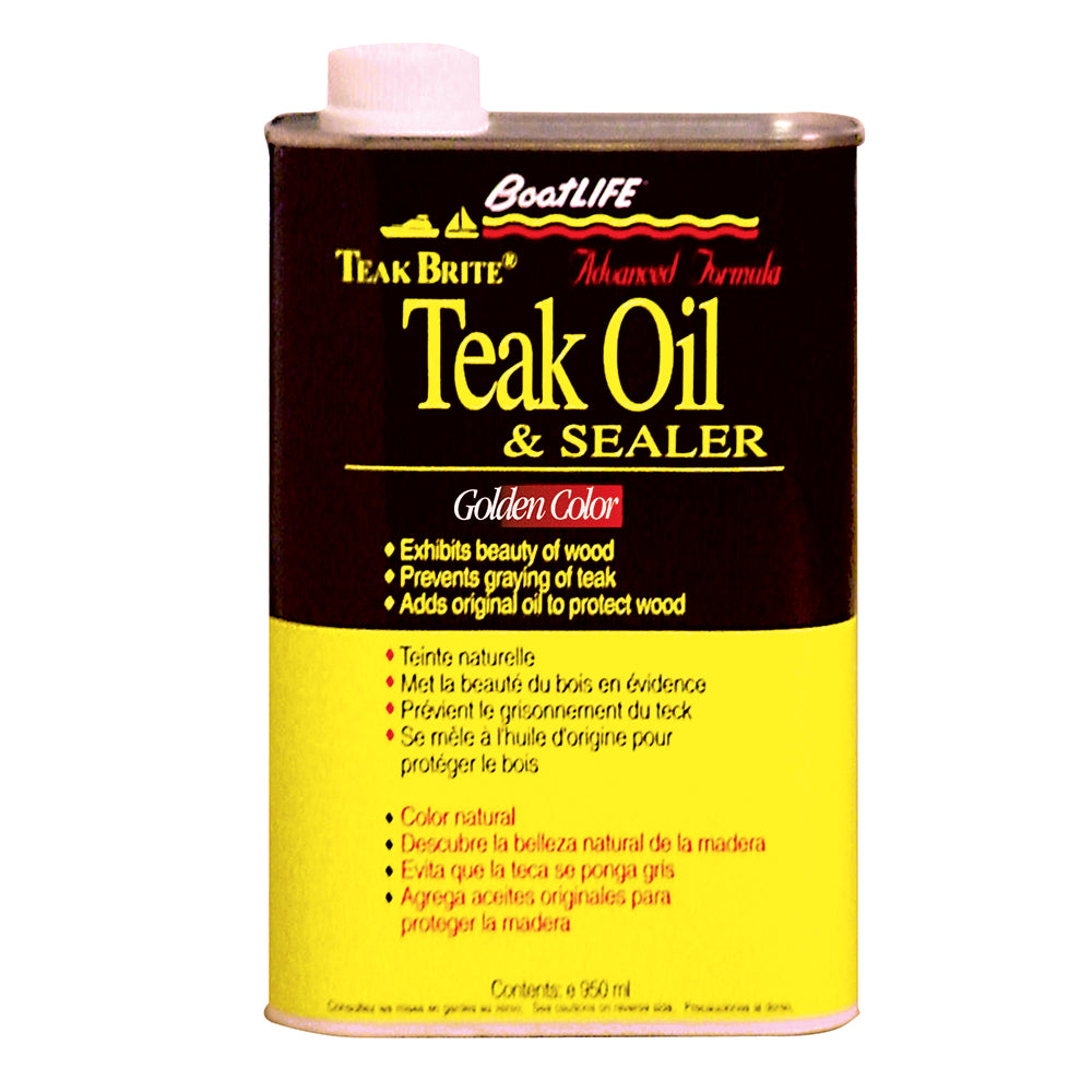 BoatLIFE Teak Brite Advanced Formula Teak Oil - 32oz - Deckhand Marine Supply