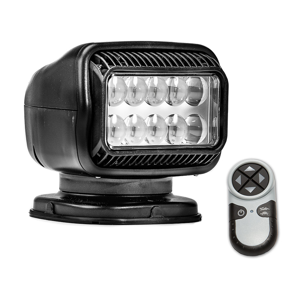 Golight Radioray GT Series Permanent Mount - Black LED - Wireless Handheld Remote - Deckhand Marine Supply