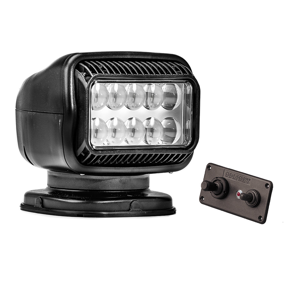 Golight Radioray GT Series Permanent Mount - Black LED - Hard Wired Dash Mount Remote - Deckhand Marine Supply