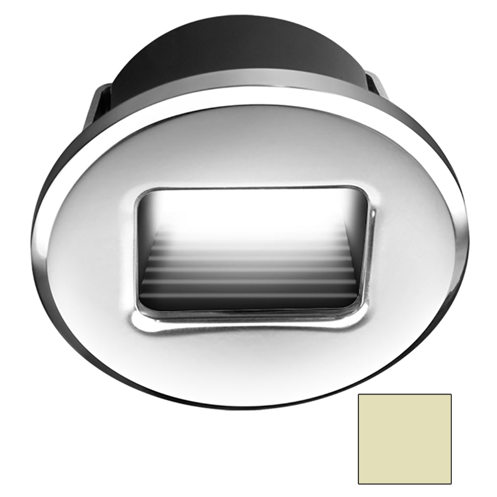 i2Systems Ember E1150Z Snap-In - Polished Chrome - Round - Warm White Light - Deckhand Marine Supply
