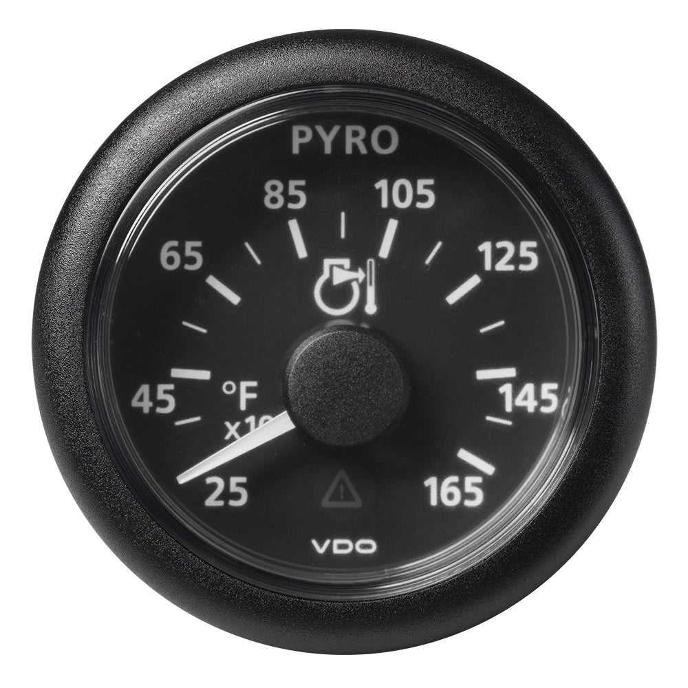 Veratron 52 MM (2-1/16") ViewLine Pyrometer - 250 to 1650F - Black Dial  Bezel - Deckhand Marine Supply