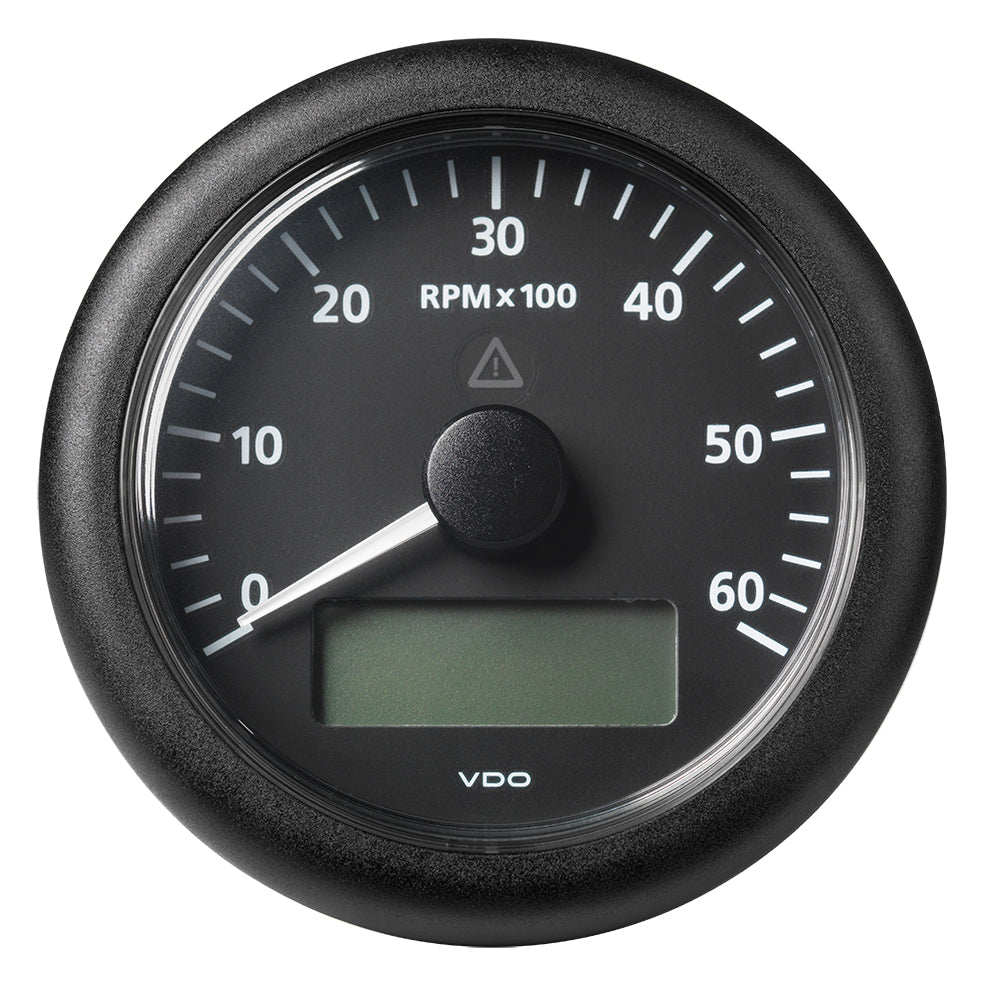 Veratron 3-3/8" (85MM) ViewLine Tachometer w/Multi-Function Display - 0 to 6000 RPM - Black Dial  Bezel - Deckhand Marine Supply