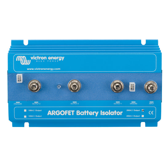 Victron ArgoFET 200-2 Battery Isolator - 200AMP - 1 Alternator, 2 Batteries - Deckhand Marine Supply