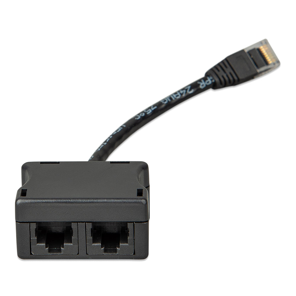 Victron RJ45 UTP Splitter 1X Male - 2X Female - 15cm Cable - Deckhand Marine Supply
